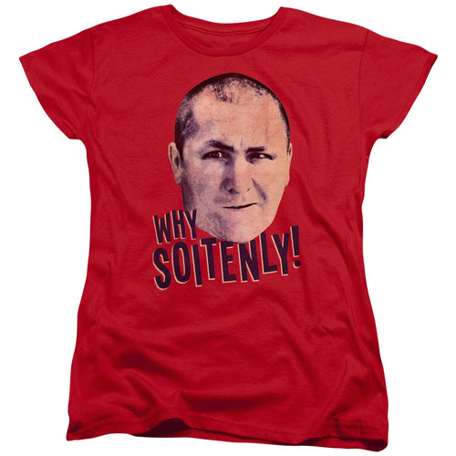 The Three Stooges Why Soitenly Womens T-Shirt