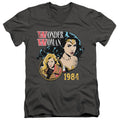 Wonder Woman 1984 84 Retro V-Neck T-Shirt