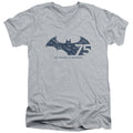 Batman 75 Year Collage V-Neck T-Shirt