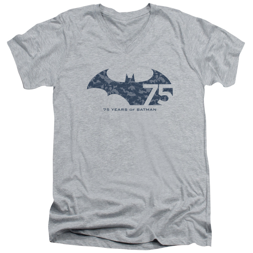 Batman 75 Year Collage V-Neck T-Shirt