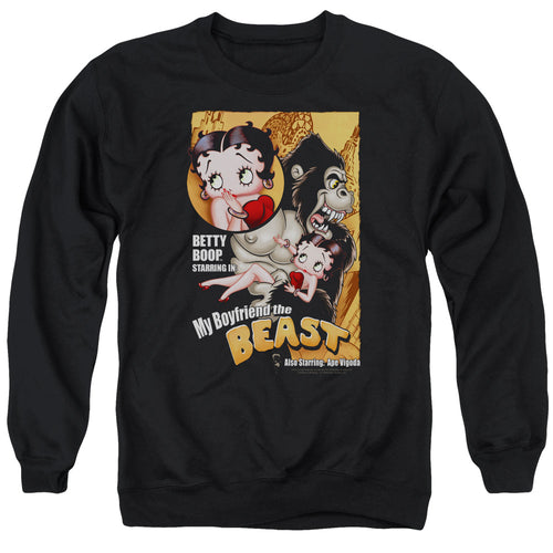 Betty Boop Boyfriend the Beast Crewneck Sweatshirt