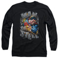 Superman Ripping Steel Long Sleeve T-Shirt