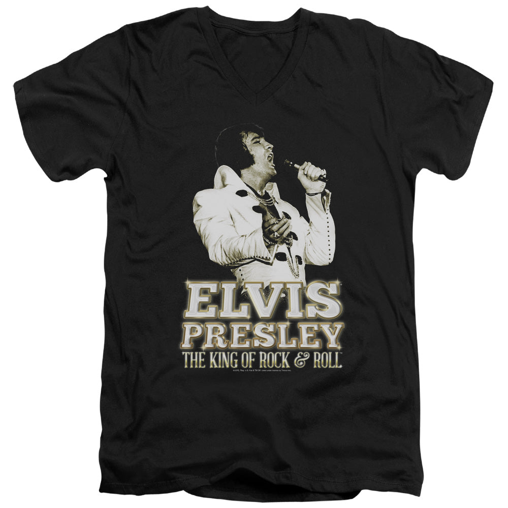 Elvis Presley Golden V-Neck T-Shirt