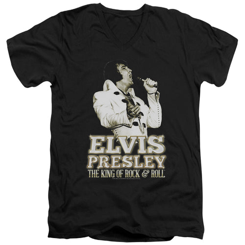 Elvis Presley Golden V-Neck T-Shirt