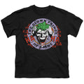 Batman Clown Prince of Crime on Black Youth/Toddler T-Shirt