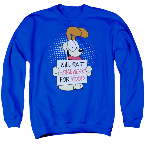 Garfield Will Eat Homework Crewneck Sweatshirt
