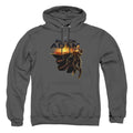 Black Adam Black Adam Logo With Character Pullover Hoodie