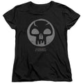 Magic the Gathering Black Symbol Womens T-Shirt