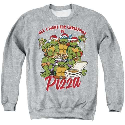 Teenage Mutant Ninja Turtles Christmas Pizza Crewneck Sweatshirt