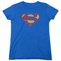 Superman Super Rough Womens T-Shirt
