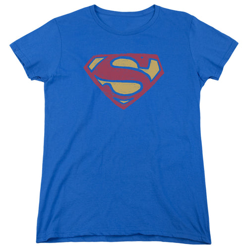 Superman Super Rough Womens T-Shirt