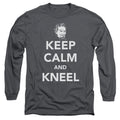 DC Comics Keep Calm And Kneel Long Sleeve T-Shirt