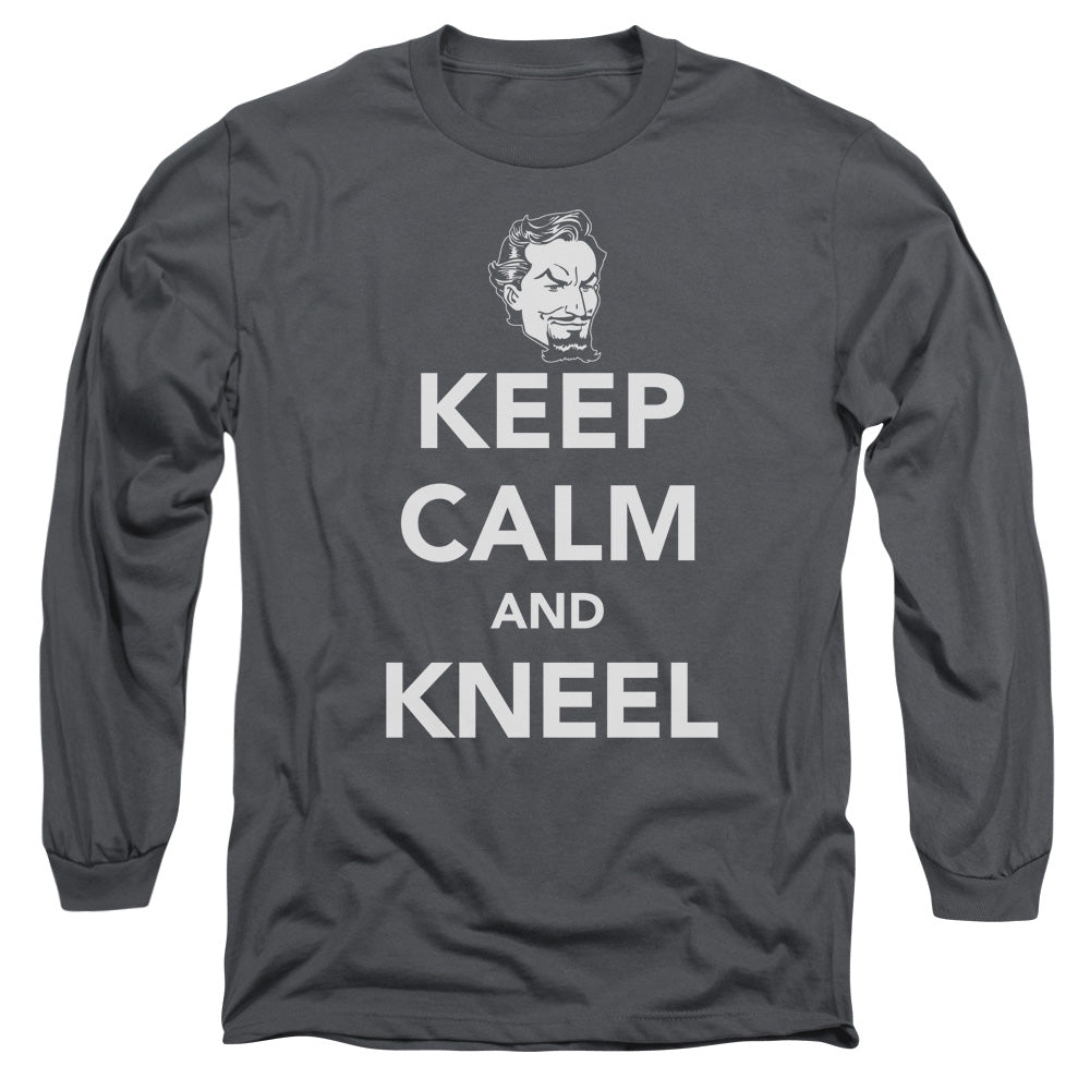 DC Comics Keep Calm And Kneel Long Sleeve T-Shirt