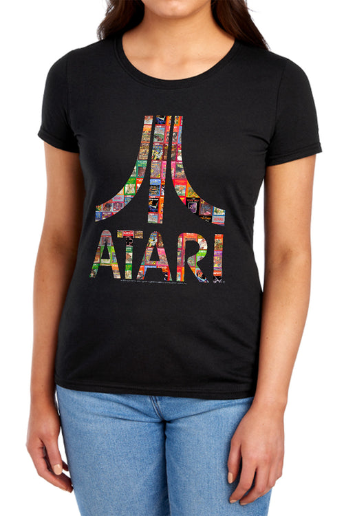 Atari Box Art Womens T-Shirt