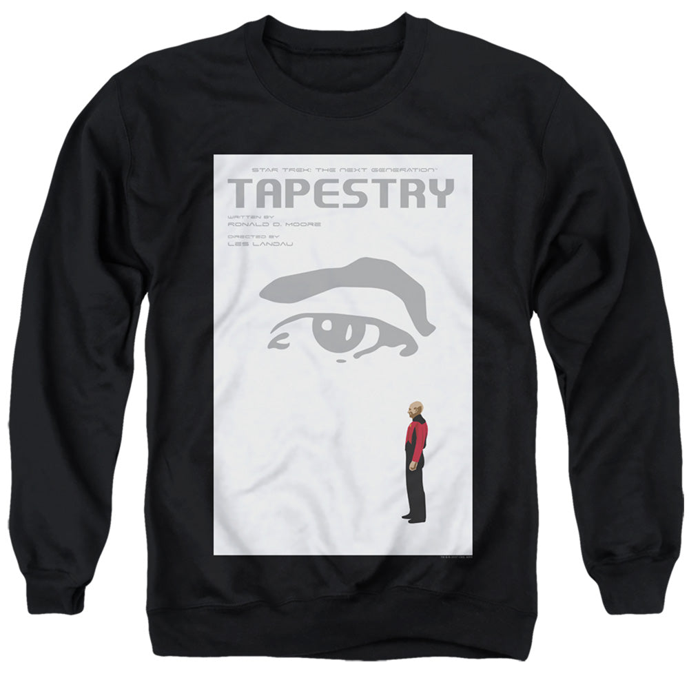 Star Trek Tapestry Black Crewneck Sweatshirt
