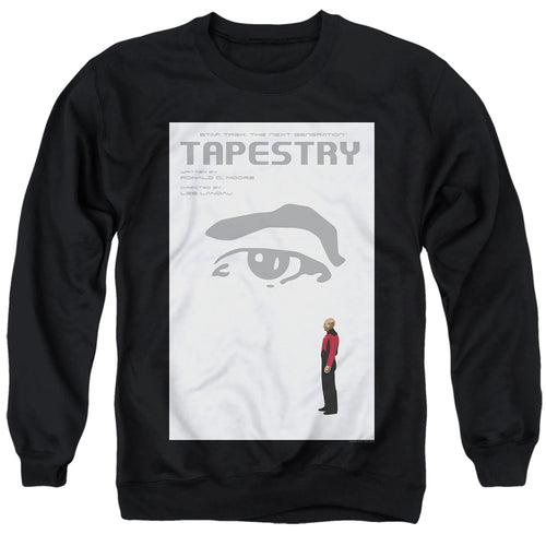 Star Trek Tapestry Black Crewneck Sweatshirt