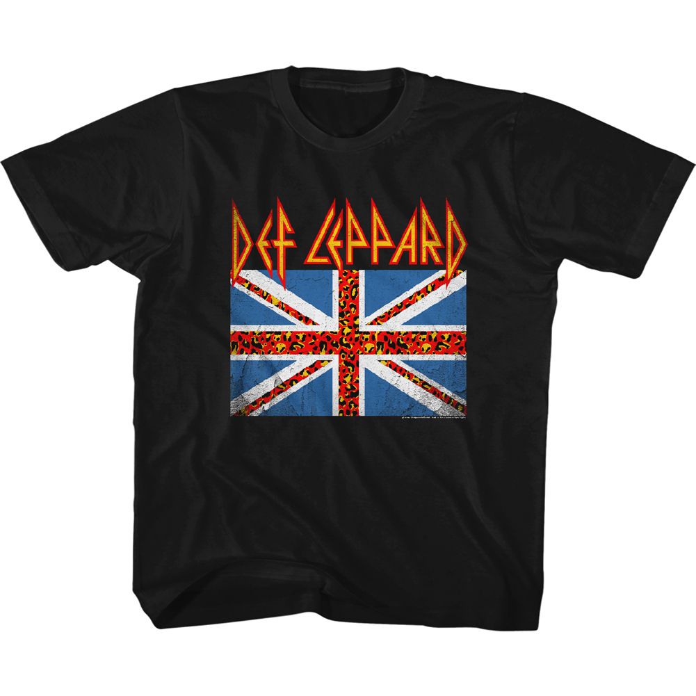 Def Leppard Leopard Flag Youth/Toddler T-Shirt