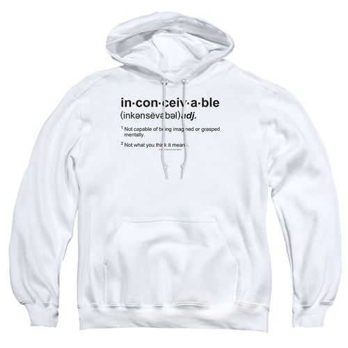 The Princess Bride Definition White Pullover Hoodie