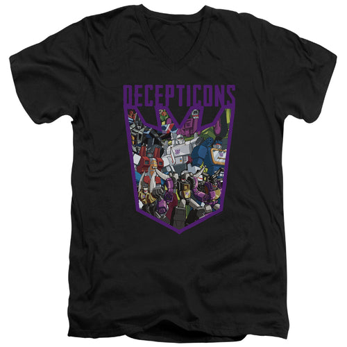 Transformers Decepticon Collage V-Neck T-Shirt
