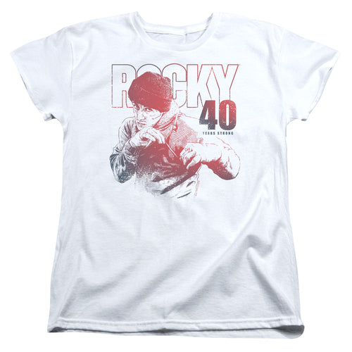 Rocky 40 Years Strong Womens T-Shirt