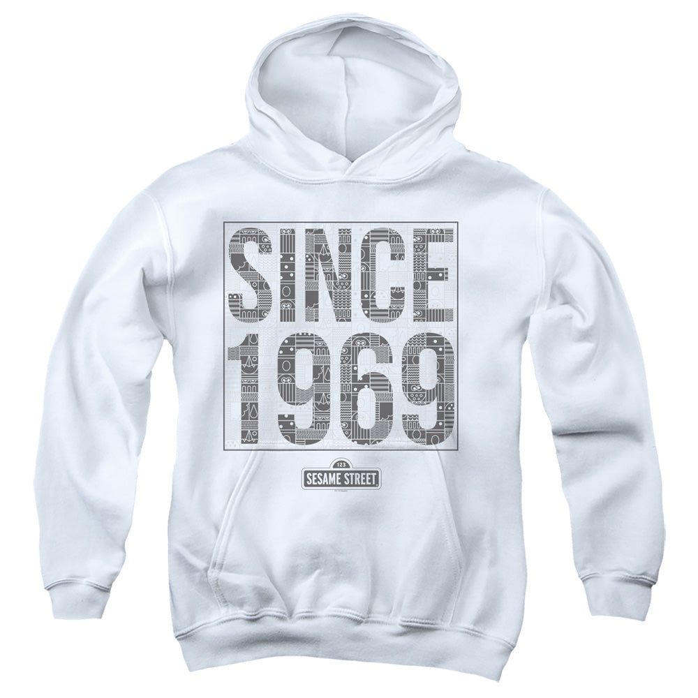 Sesame Street Since 1969 Pattern Youth Hoodie