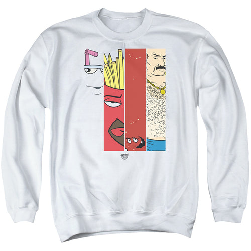 Aqua Teen Hunger Force Group Tiles Crewneck Sweatshirt