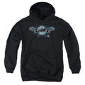 Batman Two Gargoyles Logo Youth Hoodie