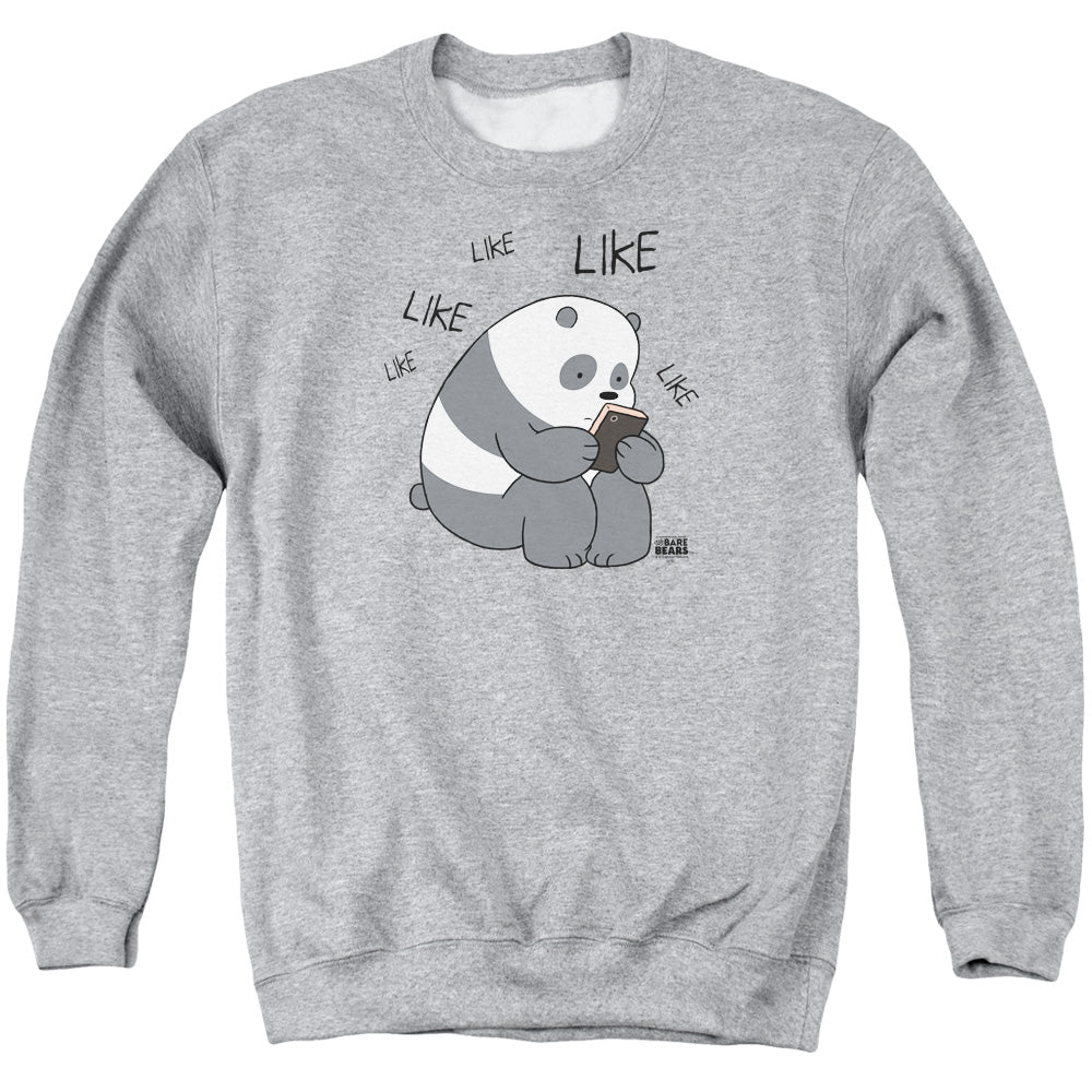 We Bare Bears Panda Like Like Like Crewneck Sweatshirt