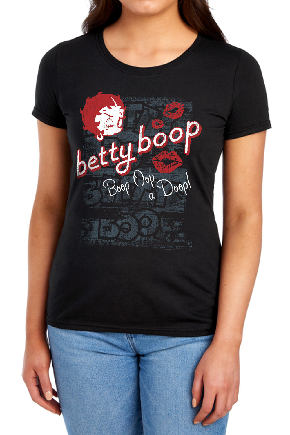 Betty Boop Boop Oop Womens T-Shirt
