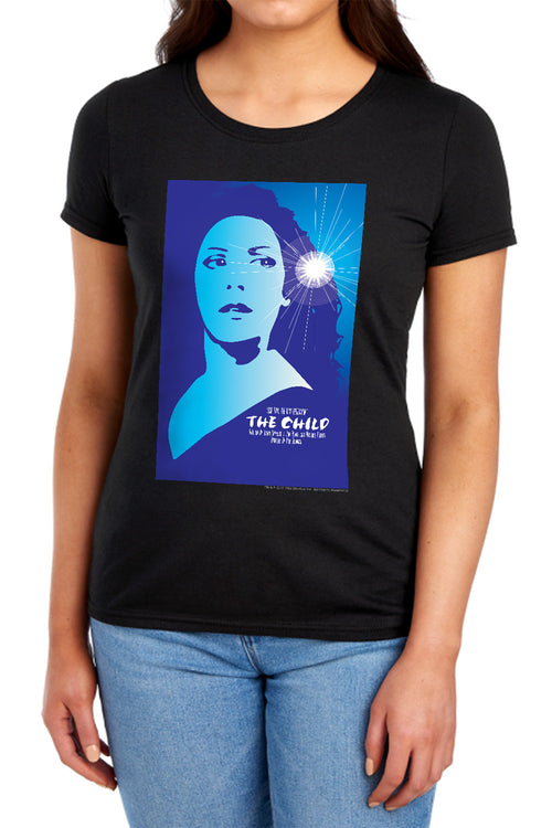Star Trek The Child Black Womens T-Shirt