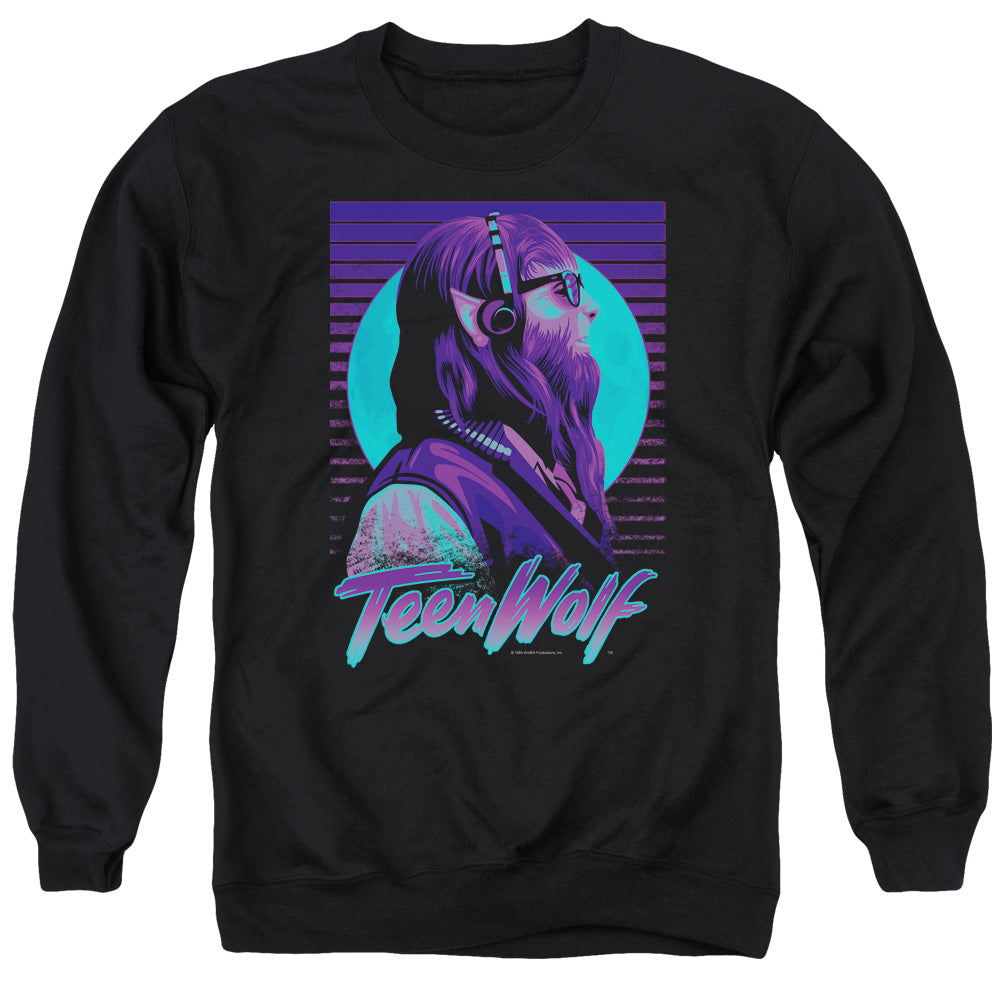 Teen Wolf Headphone Wolf Teal Crewneck Sweatshirt