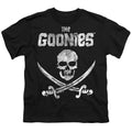 The Goonies Jolly Roger Distressed Athletic Heather Youth/Toddler T-Shirt