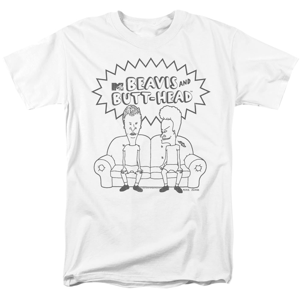Beavis and Butthead Couch Logo T-Shirt