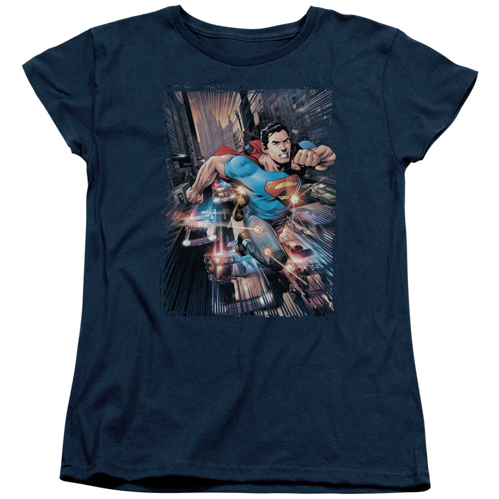 Superman Action Comics #1 Womens T-Shirt