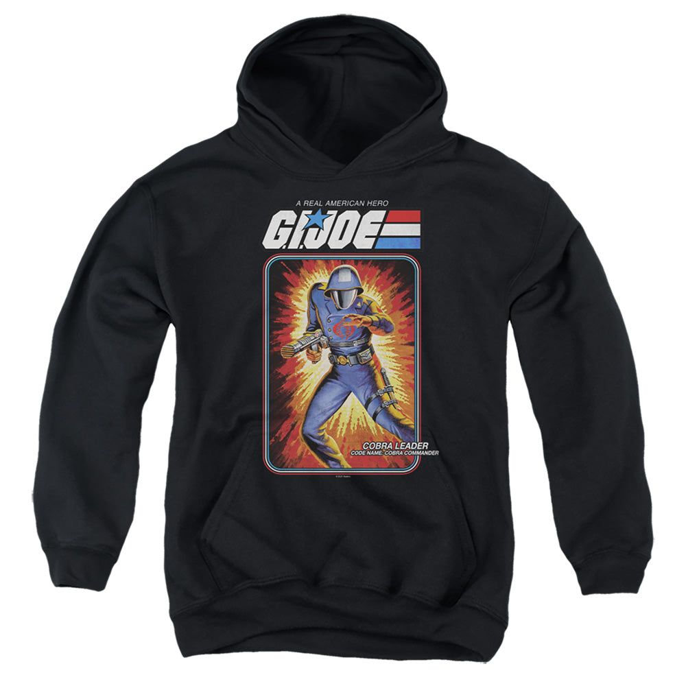 G.I. Joe Cobra Commander Card Youth Hoodie