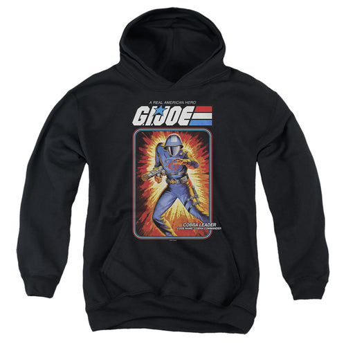 G.I. Joe Cobra Commander Card Youth Hoodie