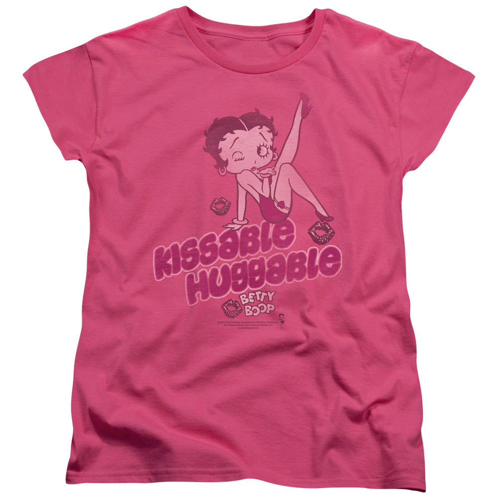 Betty Boop Kissable Huggable Womens T-Shirt