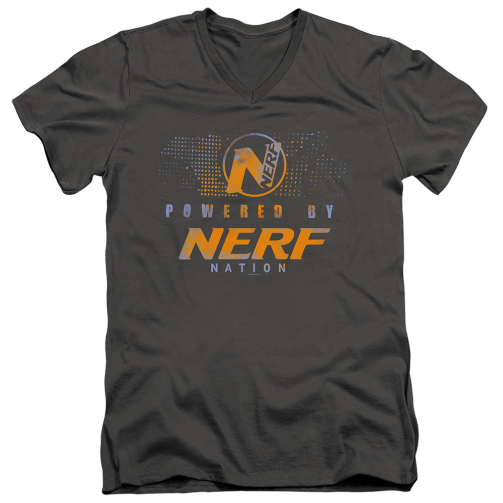 Powered by Nerf Nation V-Neck T-Shirt