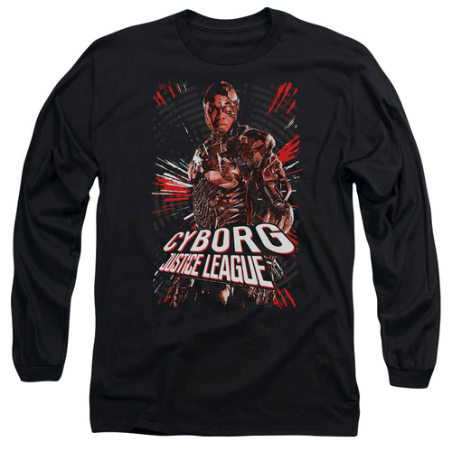 Justice League Cyborg Long Sleeve T-Shirt