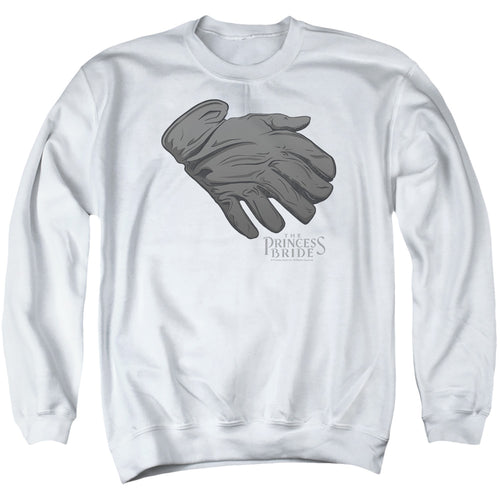 The Princess Bride Six Fingered Glove White Crewneck Sweatshirt