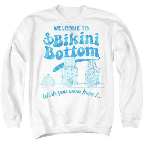 Spongebob Squarepants Bikini Bottom Welcome Crewneck Sweatshirt