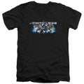 Infinite Crisis Ic Blue V-Neck T-Shirt