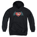 Batman v Superman Industrial Logo Youth Hoodie