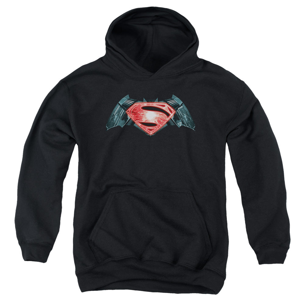 Batman v Superman Industrial Logo Youth Hoodie