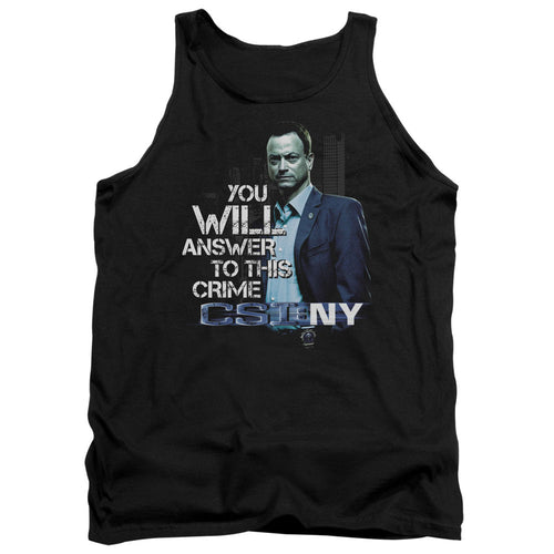CSI: NY You Will Answer Tank Top