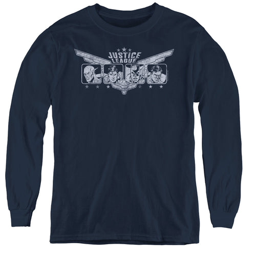 Justice League Justice Wings Youth Long Sleeve T-Shirt