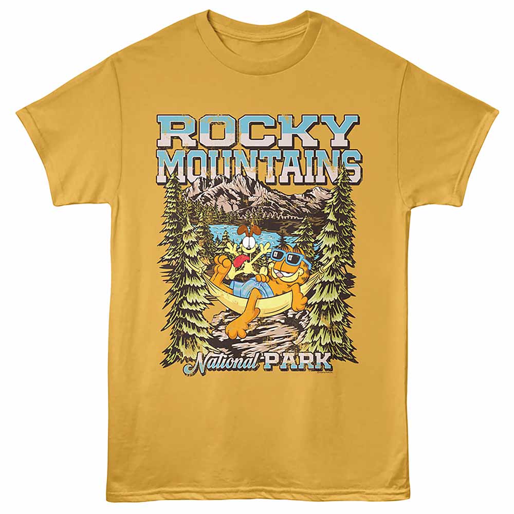 Hammock Garfield t-shirt in ginger
