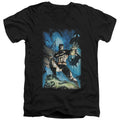 Batman Stormy Dark Knight V-Neck T-Shirt