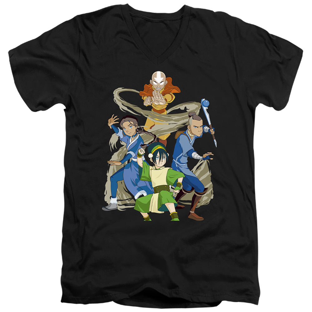 Avatar: The Last Airbender Team Avatar Elements V-Neck T-Shirt