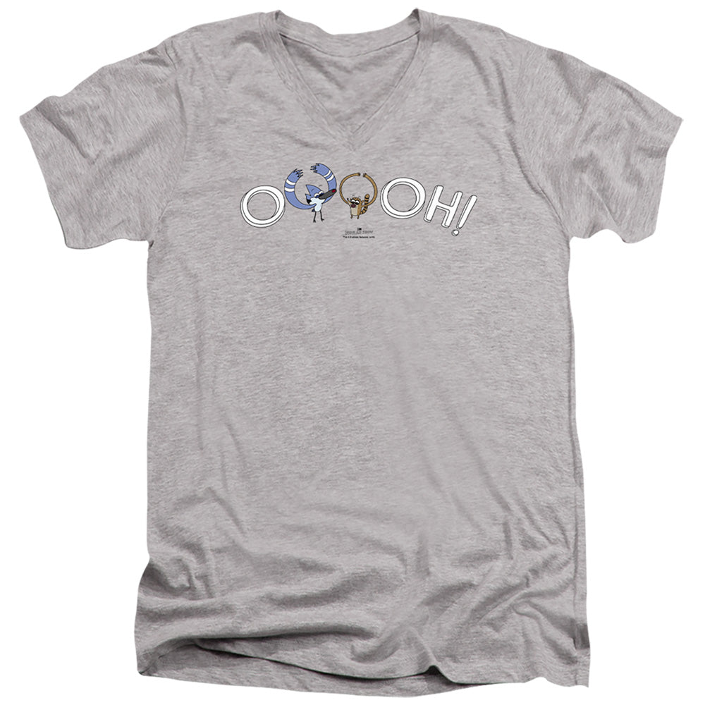 Regular Show Ooooh V-Neck T-Shirt
